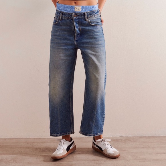 We The Free 💙 Deep Trance Dropped BF Jean - Picture 1 of 7